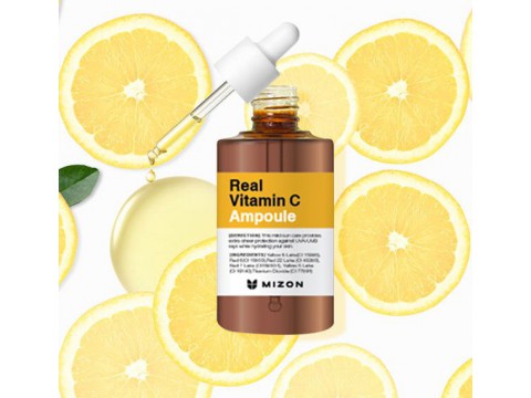 Mizon serumas veido odai Real Vitamin C Ampoule su vitaminu C, skaistina odą Mizon serumas veido odai Real Vitamin C Ampoule su vitaminu C, skaistina odą